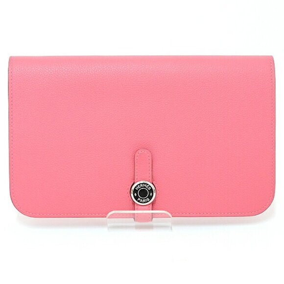 HERMES Pink Wallet - Picture 1 of 6